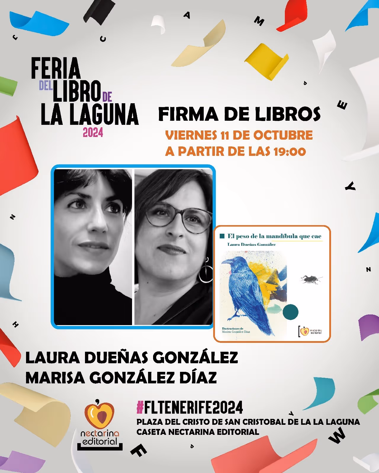 Firma en la Feria del Libro de La Laguna 2024